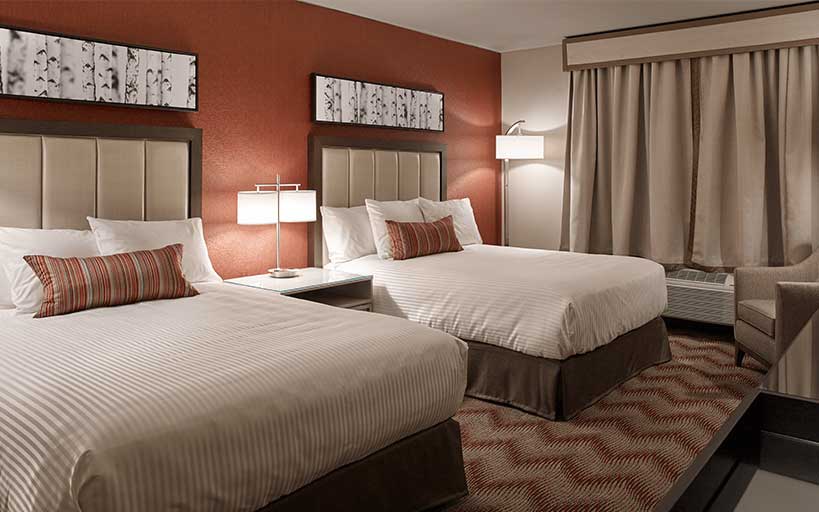 Double Queen Bedroom Area