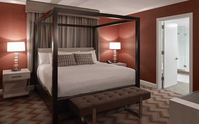 Hotel Suite Bedroom Area