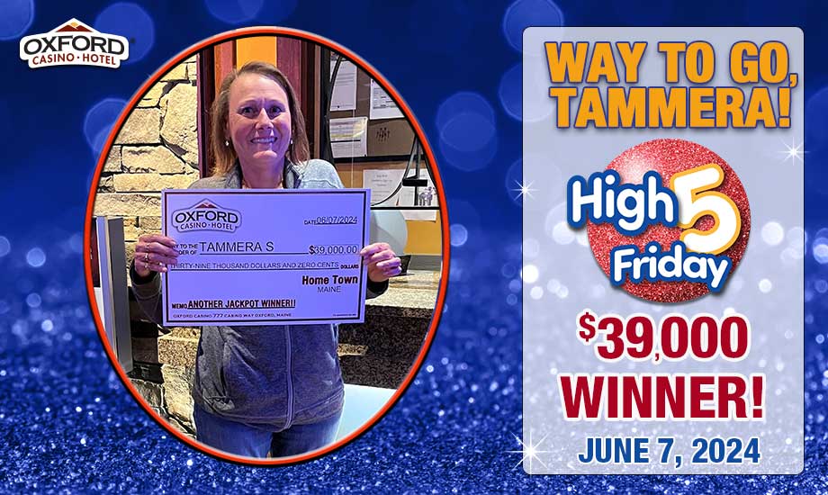 HIGH FIVE FRIDAY JACKPOT WINNER