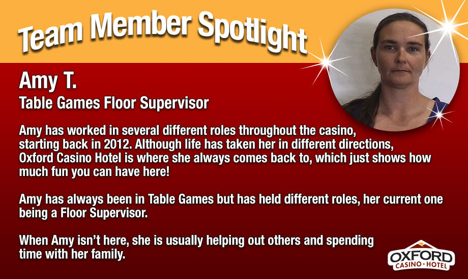 Team Member Spotlight Amy