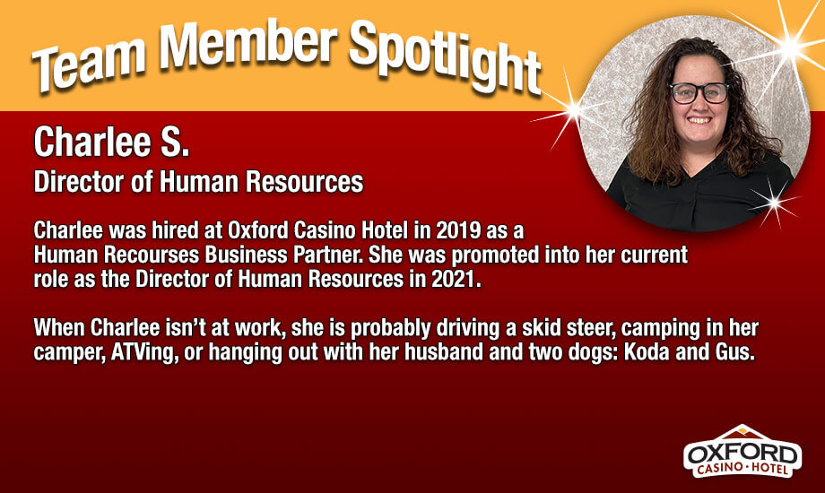 Team Member Spotlight Charlee