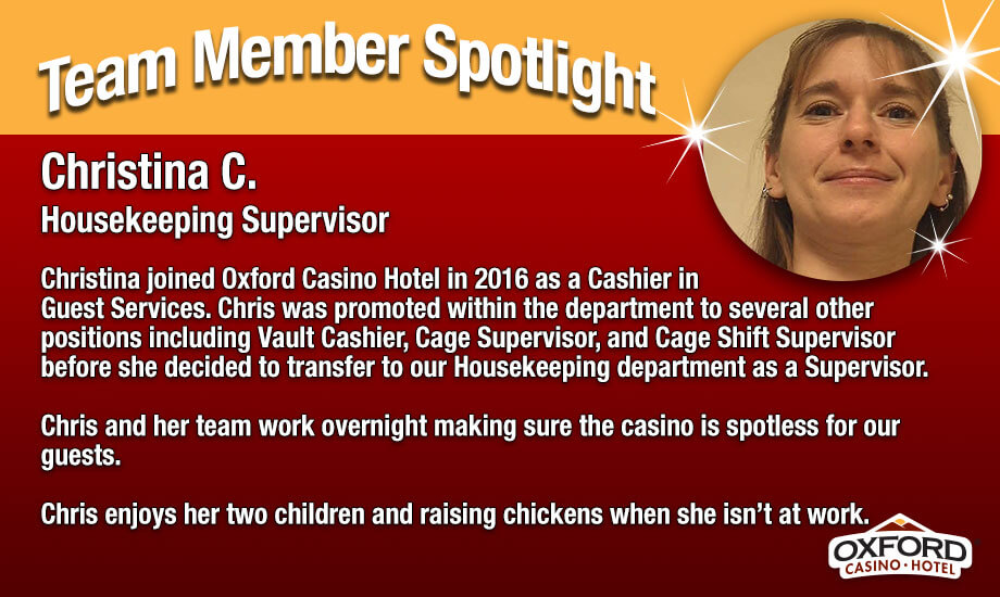 Team Member Spotlight Christina