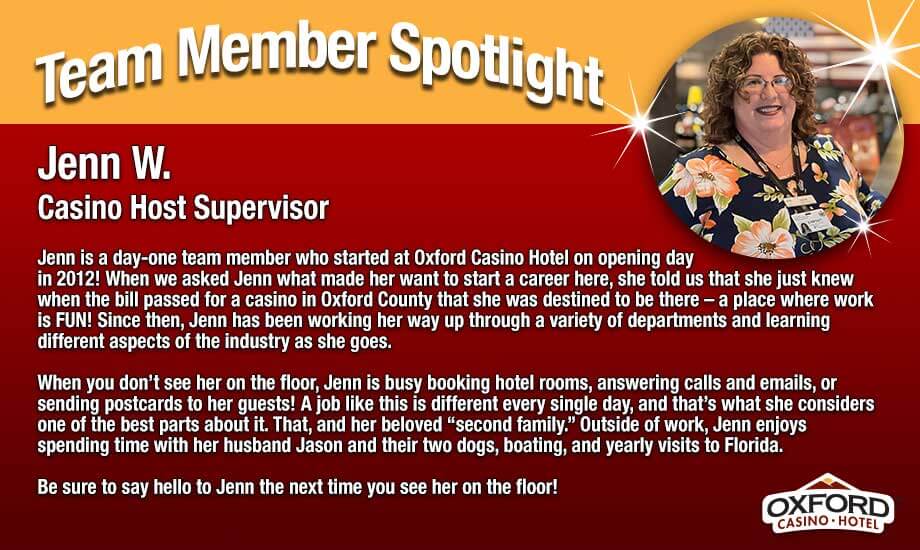 Team Member Spotlight Jenn