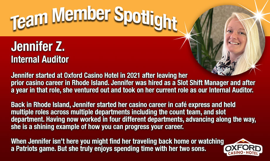 Team Member Spotlight Jennifer