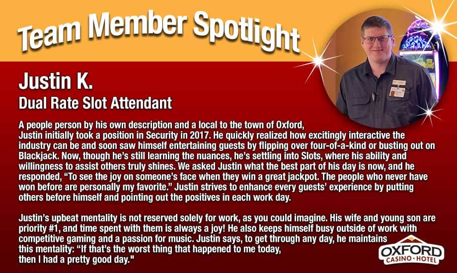 Team Member Spotlight Justin