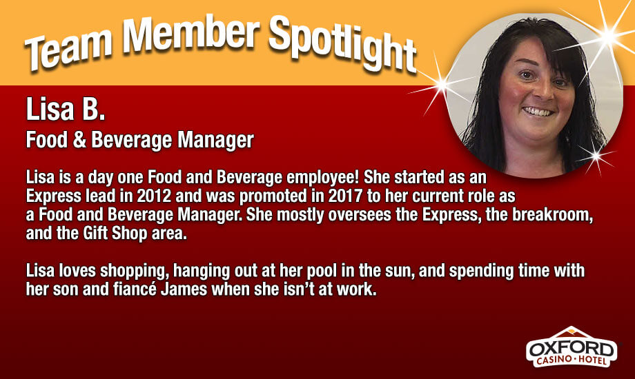 Team Member Spotlight Lisa