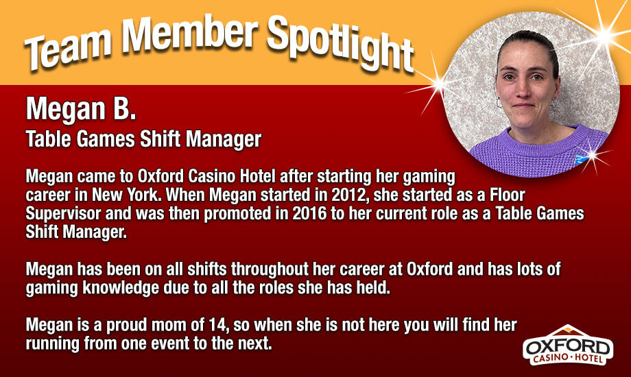 Team Member Spotlight Megan
