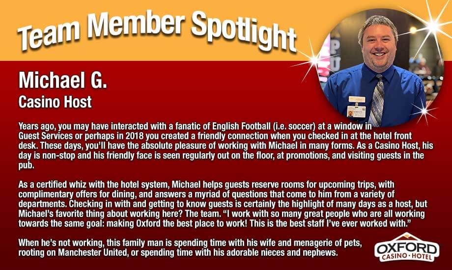 Team Member Spotlight Michael