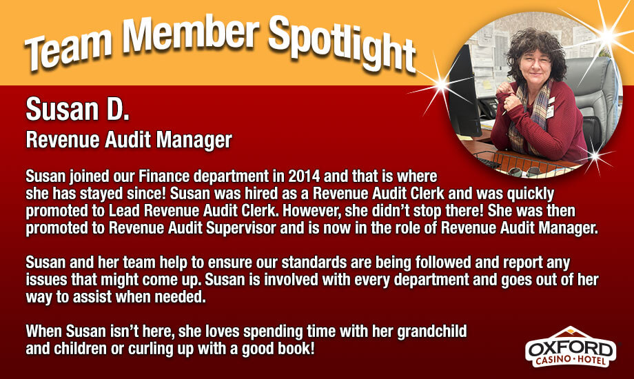 Team Member Spotlight Susan