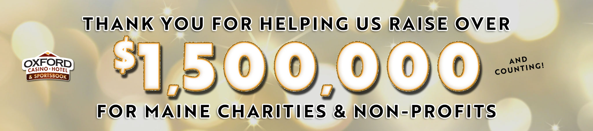 1.5 million and counting for maine charities